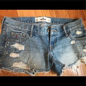 Hollister denim shorts